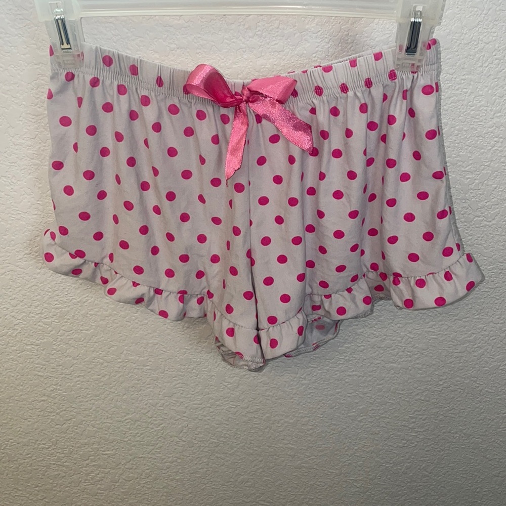 Polka Dot Sleep Shorts Size: Small/XS